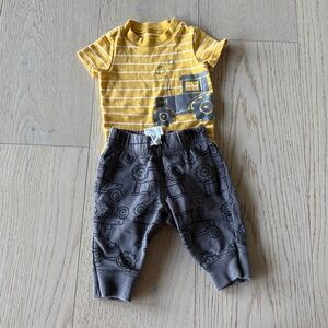 Carter's Tractor Baby Onsie